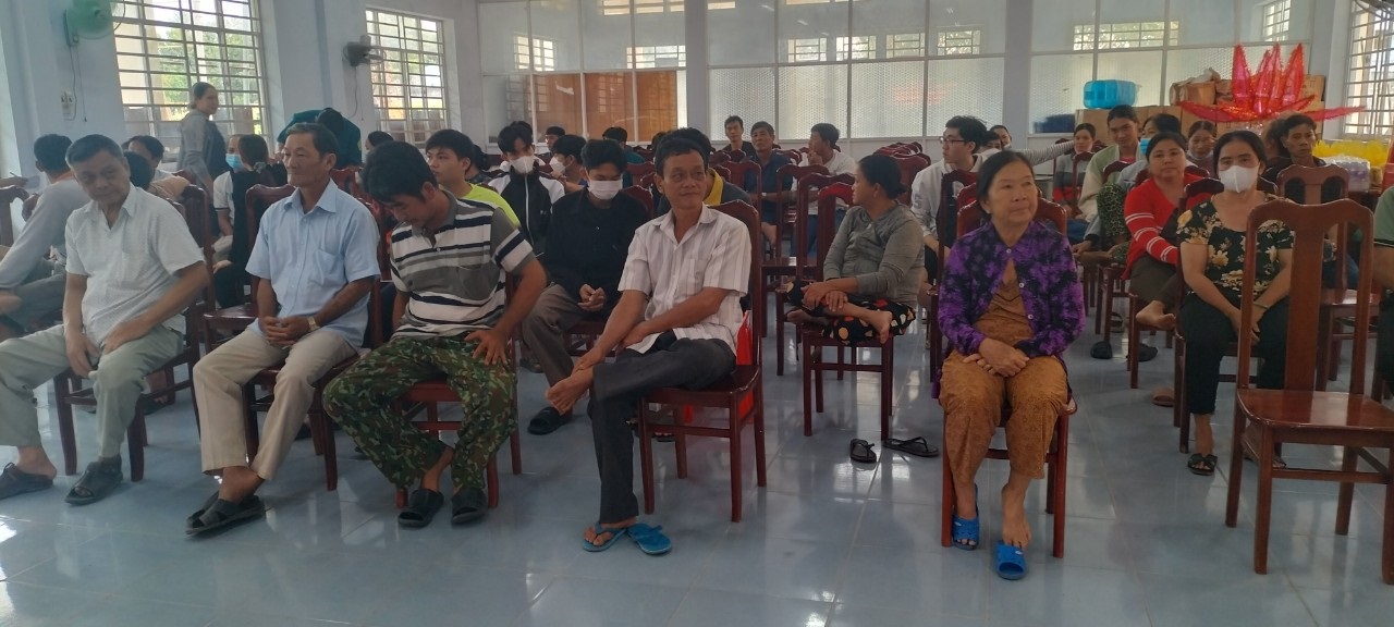 Hội đồng nghĩa vụ quân sự phường Vĩnh Nguơn tổ chức bình nghị tuyển chọn và gọi công dân nhập ngũ năm 2024 